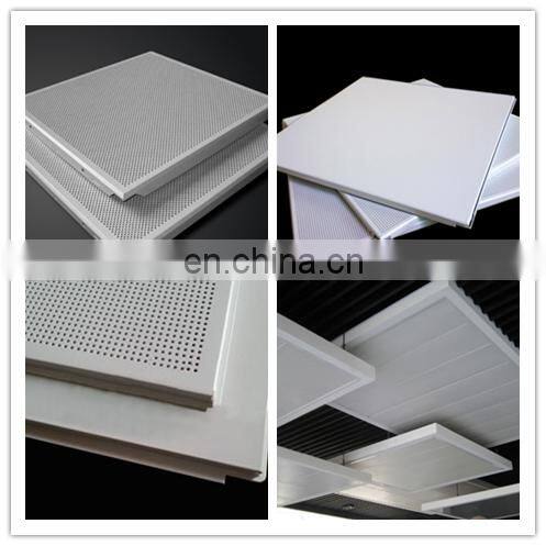 600x600 Aluminum Sheet Metal Ceiling light baffle aluminum ceiling system