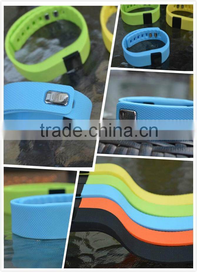 Pedometer/Distance/Sport time/Calorie/Sleep monitor/in call remider/Sandentary reminder/BMI LC- tw64 Smart Bracelet