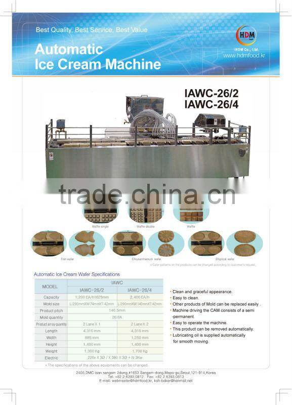 Monaka wafer machine