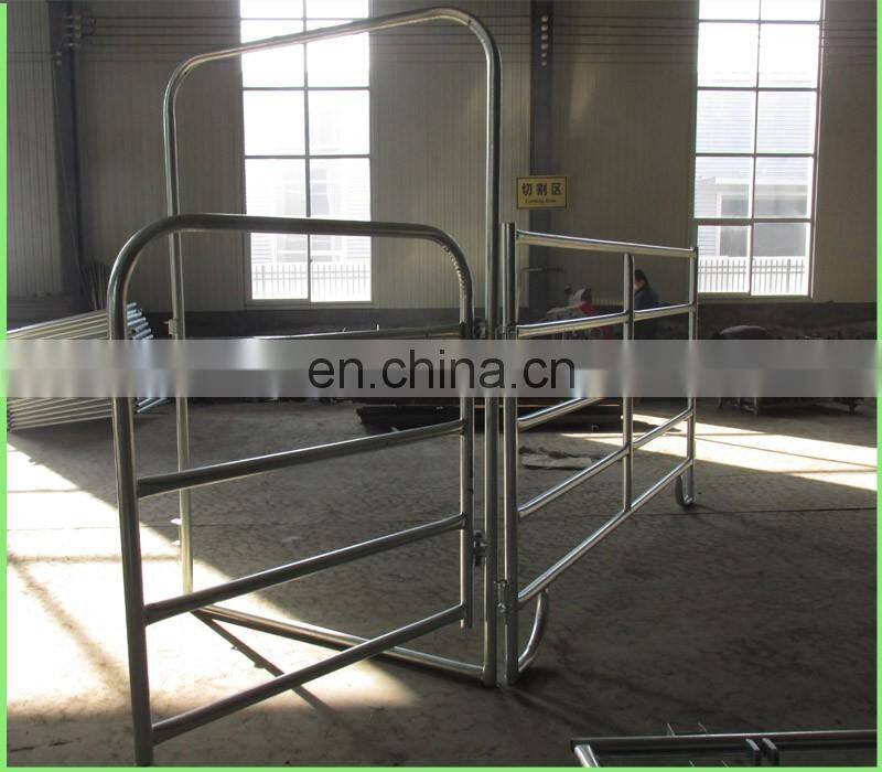 Factory design steel pipe galvanized horse rail fence panels for sale