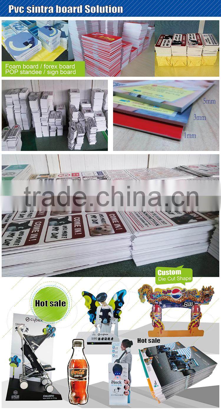 hot sales advertising forex panels/waterproof laminate PVC foam board D-0622
