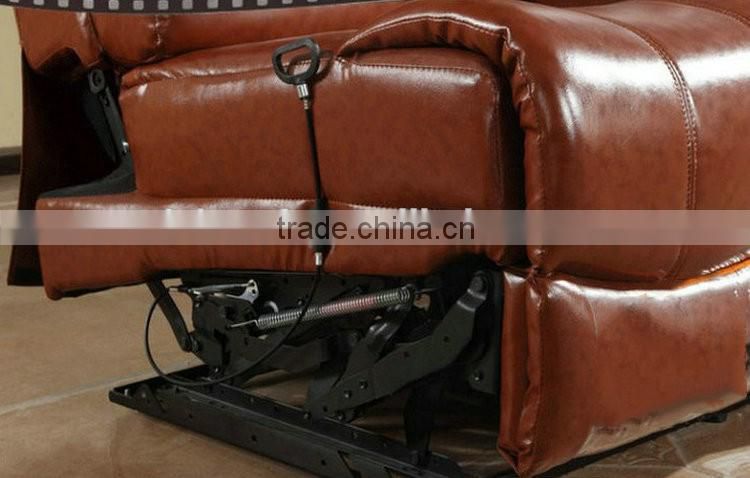 Modern Home Furniture Best Sale Sectional Pure Leather Sofa Set