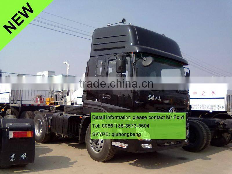 6x4 black Dongfeng kinland road tractor truck trator truck road tractor truck 0086-13635733504