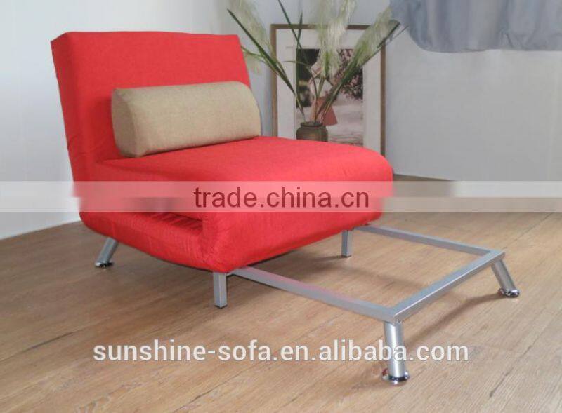 Modern Bedroom / Living Room Fabric Folding Sofa Furniture