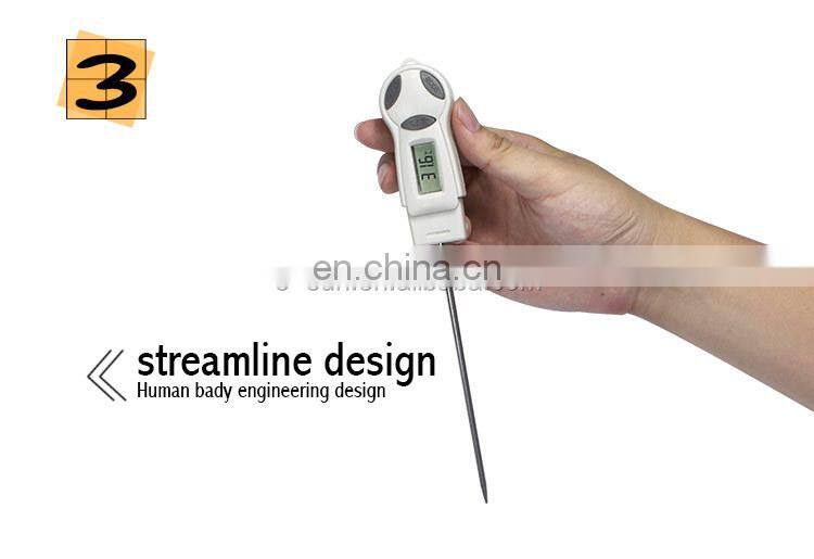 AllSun ETP113 Thermometer Handheld Digital BBQ Temperature Detector Contact Thermometer Kitchen Cook Tools