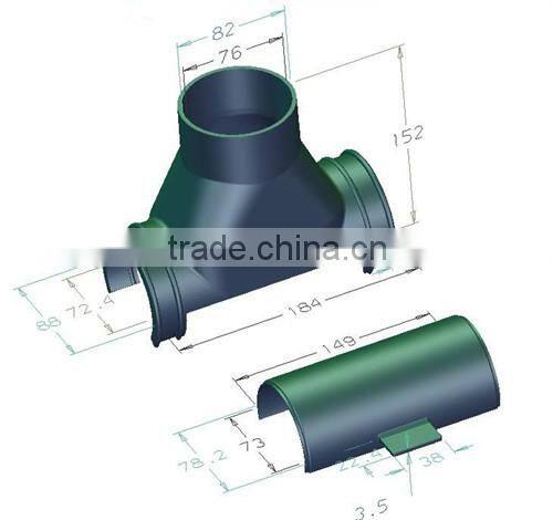 75mm outlet connecter for pig feeding