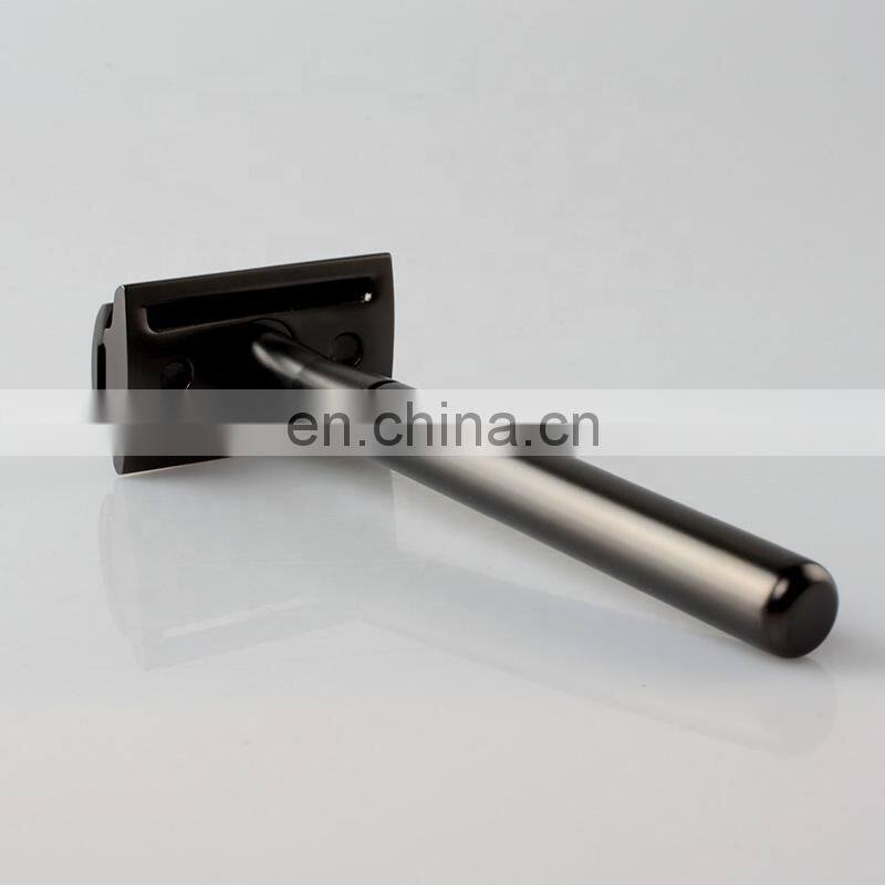 Custom cooper brass handle classic razor double edge safety shaving razor for men