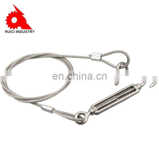 OEM heavy duty 304 stainless steel Hook Eye Turnbuckle