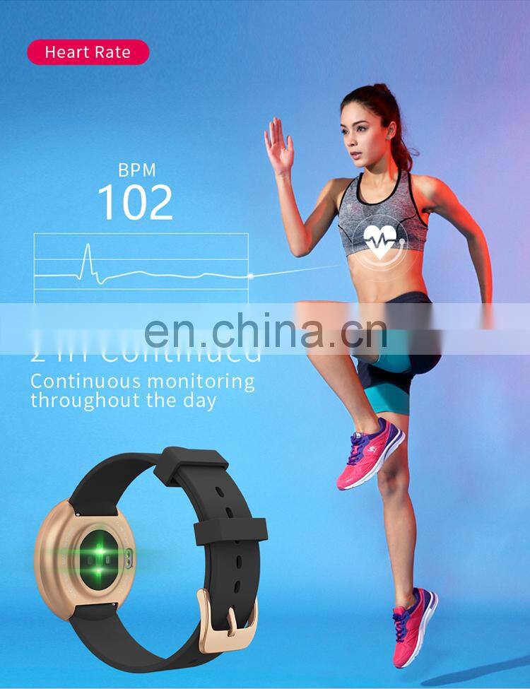 skmei b36 beautiful wrist smart for women sport watch heart rate