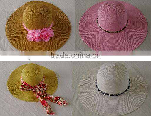 lady floppy wheat straw hats floppy beach hat wide brim floppy hat