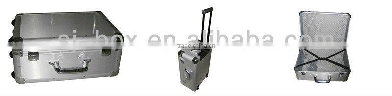 Hot sale brushed portable luggage case