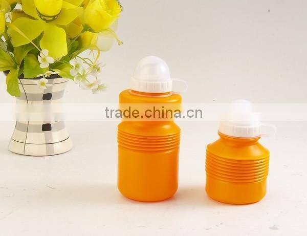 BPA free 350ml student use drinkware type plastic sports water bottle with dust-proof lid