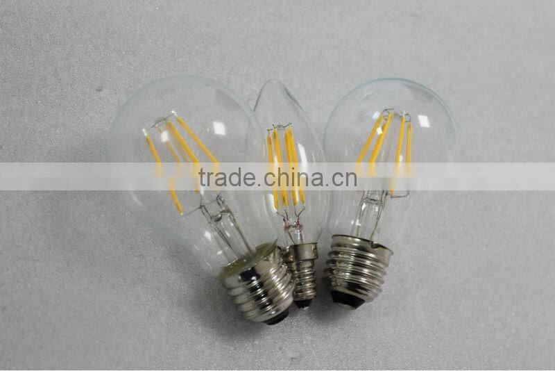 Hot sale tuv ce certification led filament bulb C35 3W led lotus candle light