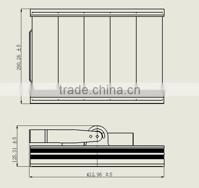 High power 110lm/w aluminium heat sink modular led floodlight 240w with ce rohs certificate for 3 years warranty
