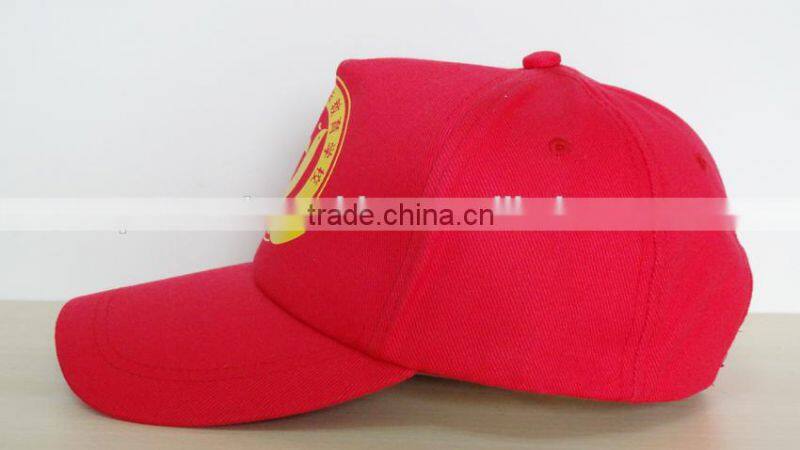 OEM 5 panel cotton print baseball cap for school kids