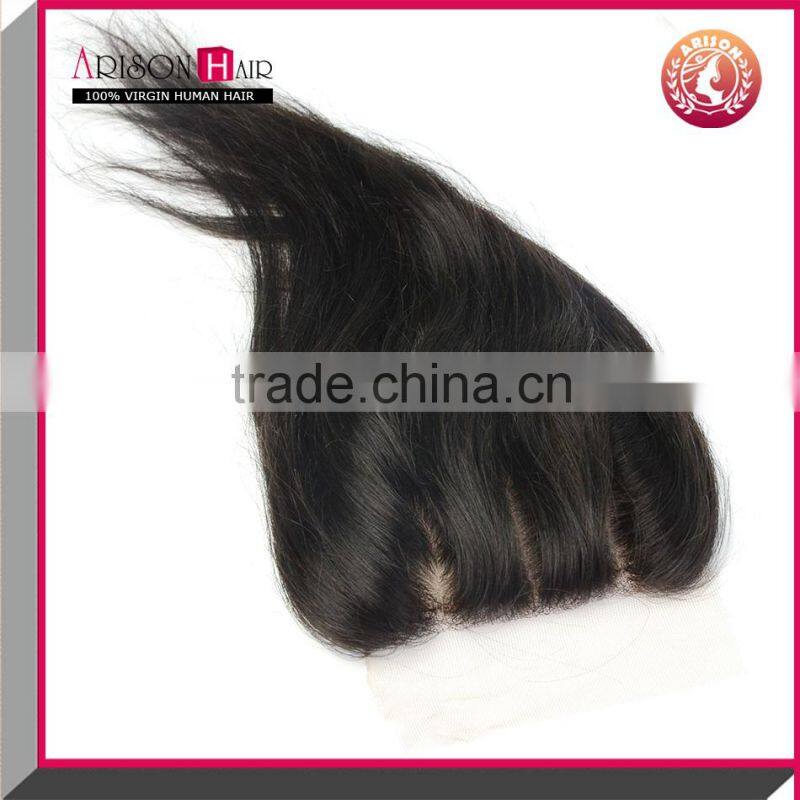 7A Grade Hot Selling Hair Product 3 Way Part Silk Base Closure