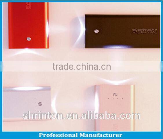 100% 5000mah Treval and USB charging power bank
