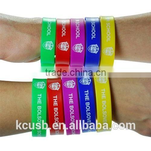 OEM silicone bracelet 8gb usb