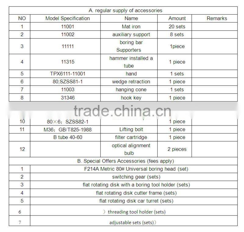 TPX 6113A CNC Boring and Milling Machine