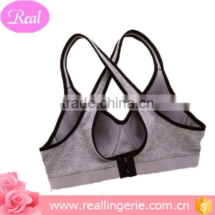 3/4 colorful teen girls cotton seamless bra/cotton briefs