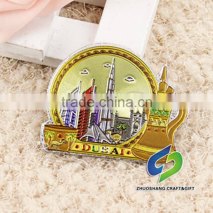 3D Aluminium Foil Fridge Magnet/Souvenir fridge magnet/Creative fridge magnet