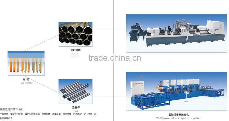 cnc deep hole skiving roller burnishing machine for cylinders