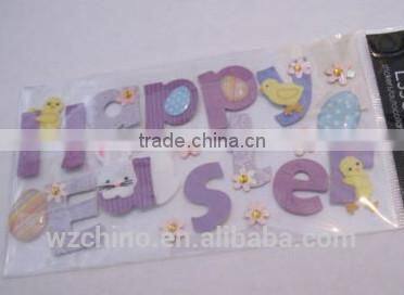 promotion halloween stickers/easter party supplies