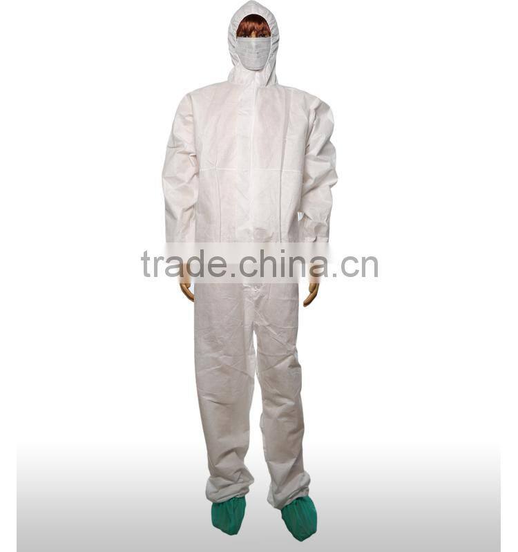 high quality disposable waterproof jumpsuit