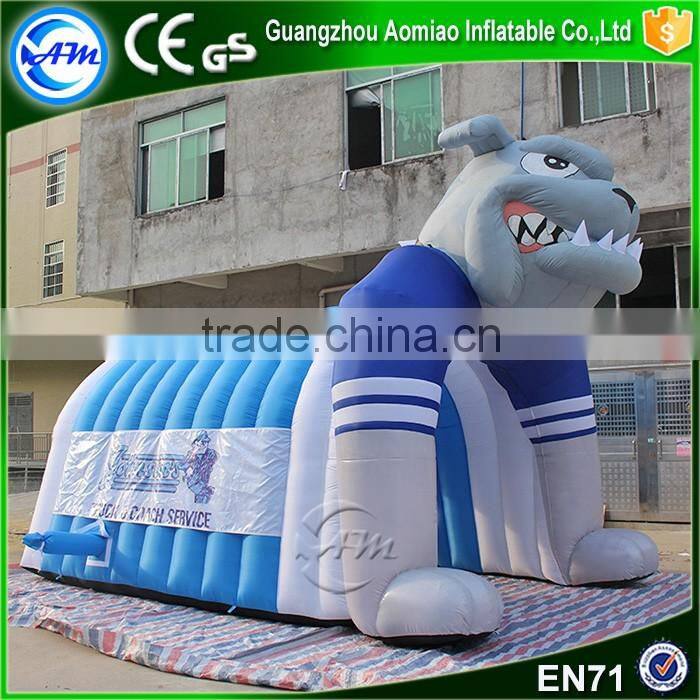 Used inflatable tent inflatable bulldog tunnel for rental