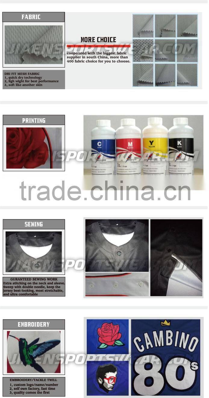 dri fit team dri fit factory price sublimated baseball jersey