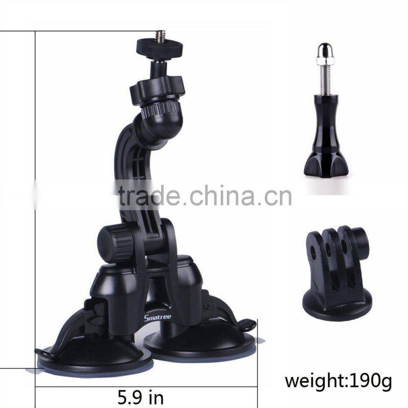 Smatree windshield suction cup mount with tripod mount
