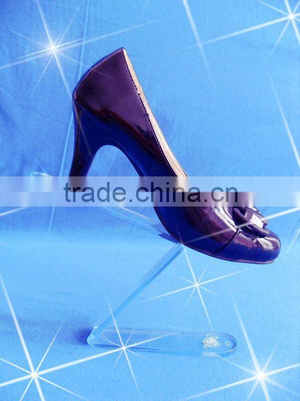 Adorable acrylic shoe display stand holder