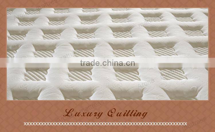 Home furniture double layers euro top sleep well angel dream mini pocket spring mattress