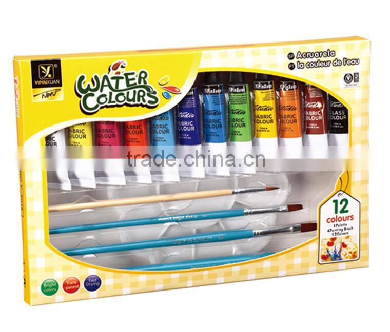 2015 High Quality Non-toxic Glass Color Paint For Student