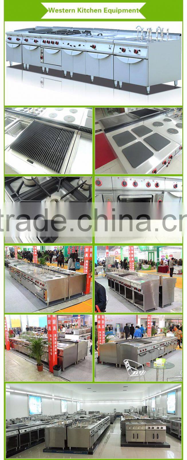 Restaurant Cooking Equipment Combination Electric Hot Plate Cooker With Oven BN900-E810B