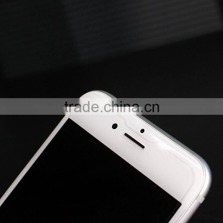 Rose gold import glass 0.3 mm 3D curved edge tempered glass screen protector for iphone 6s