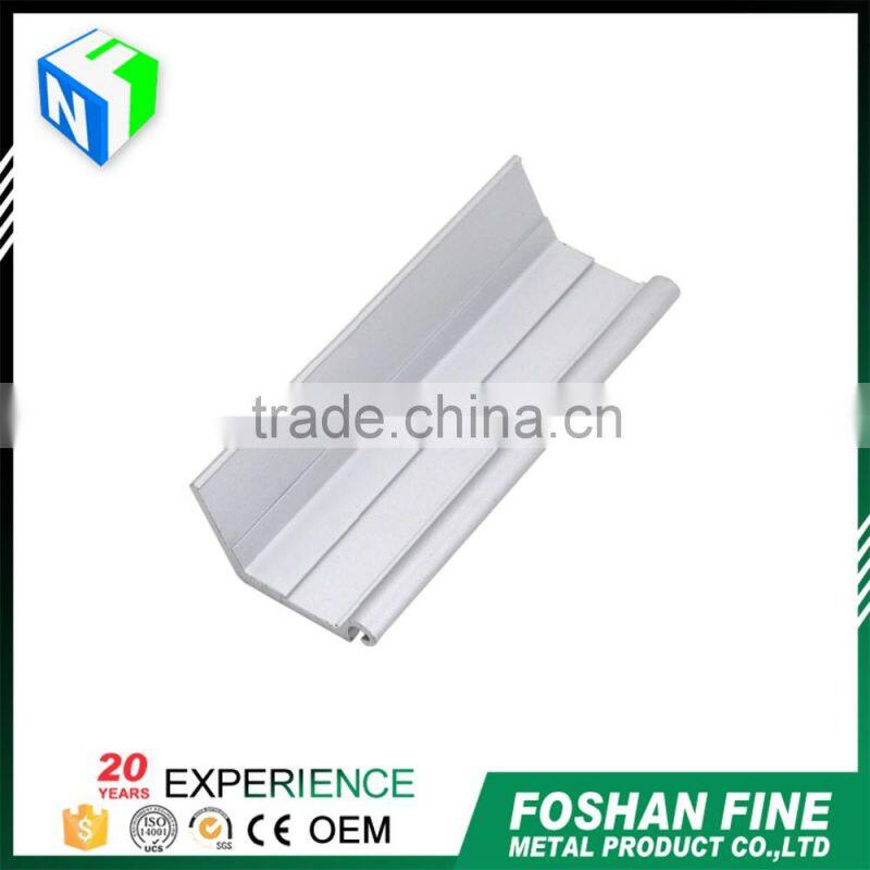 China supplier bright dip aluminium solar stand profiles