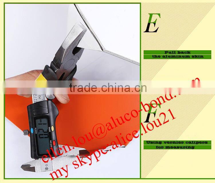 4*0.3mm,4*0.4mm ,4*0.5mm ACP exterior decorative wall panel silver PVDF building decorative facade aluminium composite panel