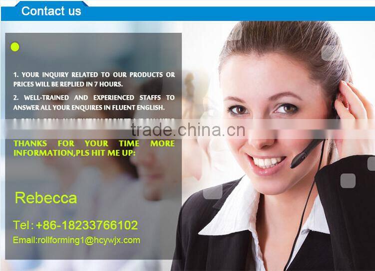 Color Metal Garage Roller Shutter Door Piece Making Machine