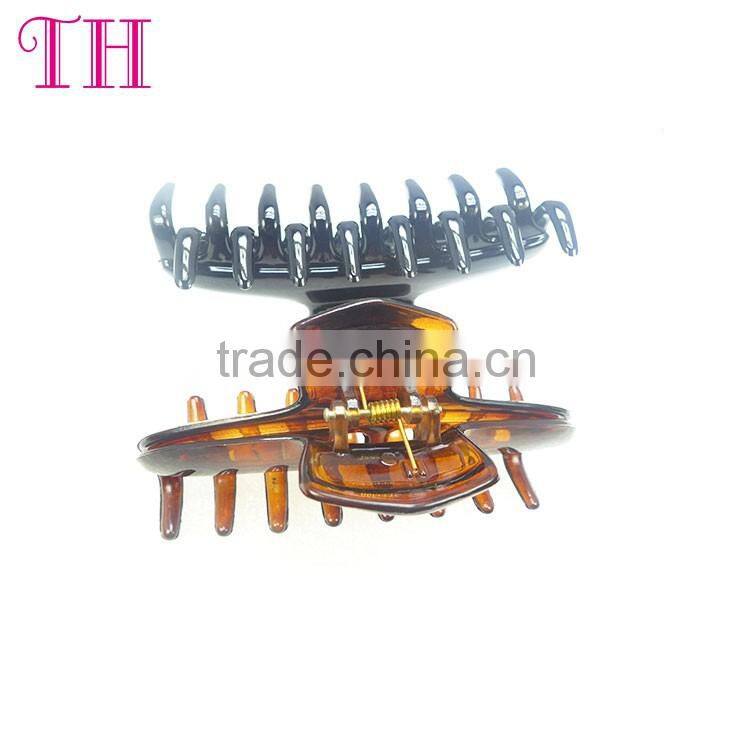 Customized transparent plastic large hair claw
