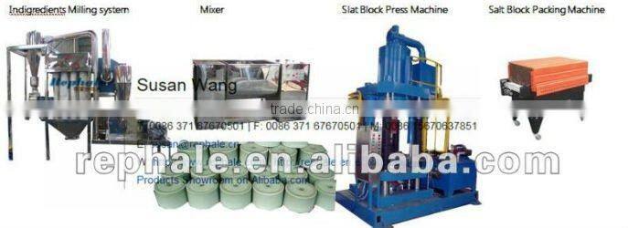 Hydraulic Animal Mineral Salt Block Machine with reasonable price