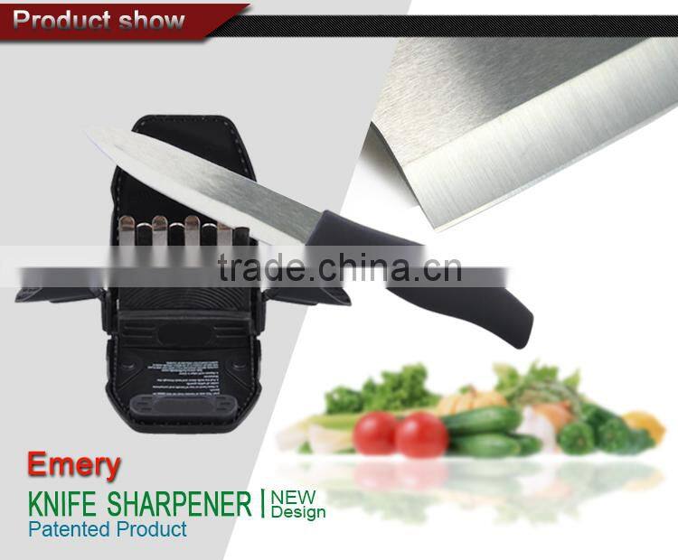 2015 Eco-friendly kitchen tool diamond knife sharpener any sharp knife sharpener