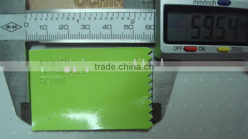 candy color leather lable