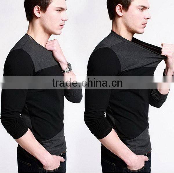 Low price stylish custom design logo imprint men t-shirt