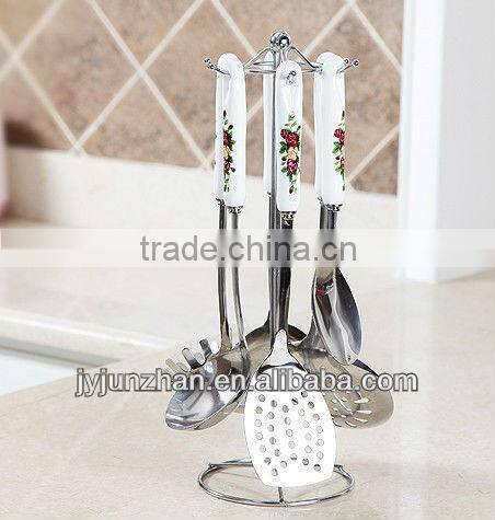 7 pcs stainless steel Cheap kitchen utensil --- Jieyang factory sell directly