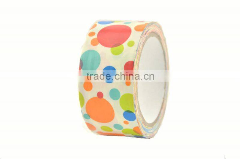 bright colors bubble pattern PE easy tear tape