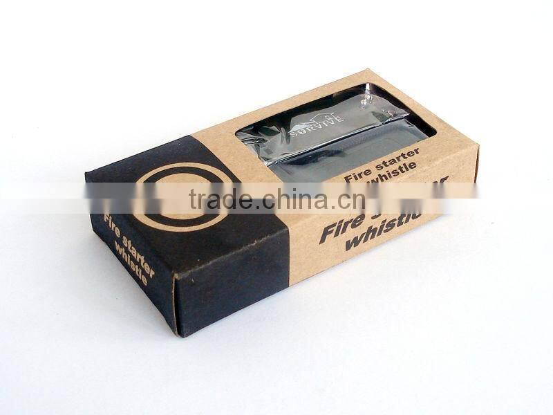 Outdoor Survival Set (Fire Starter / whistle/ruler/bottle opener)