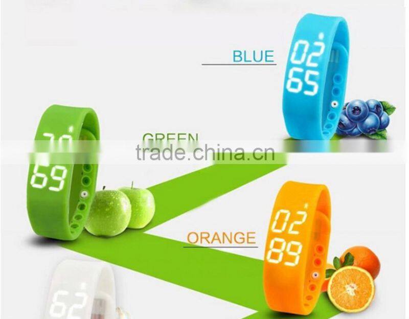 3D Pedometer USB Wristband Pedometer Smart Sports Bracelet LED Silicone Bracelet Sleep Monitor Christmas Gifts watch