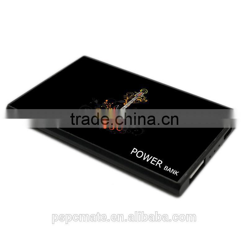 Card shape power bank for mobile with 2200mah capacity