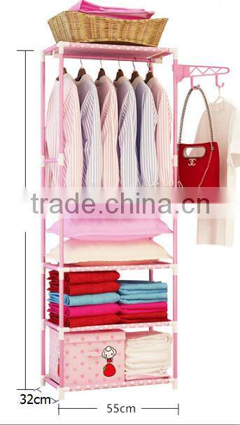 Removable home furniture clothes display rack